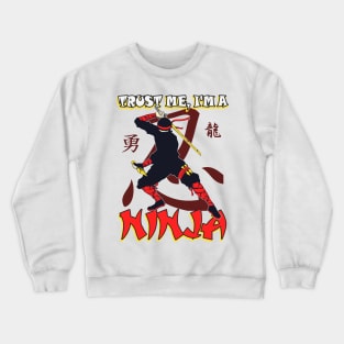 Ninja saying Katana Ninjutsu Crewneck Sweatshirt